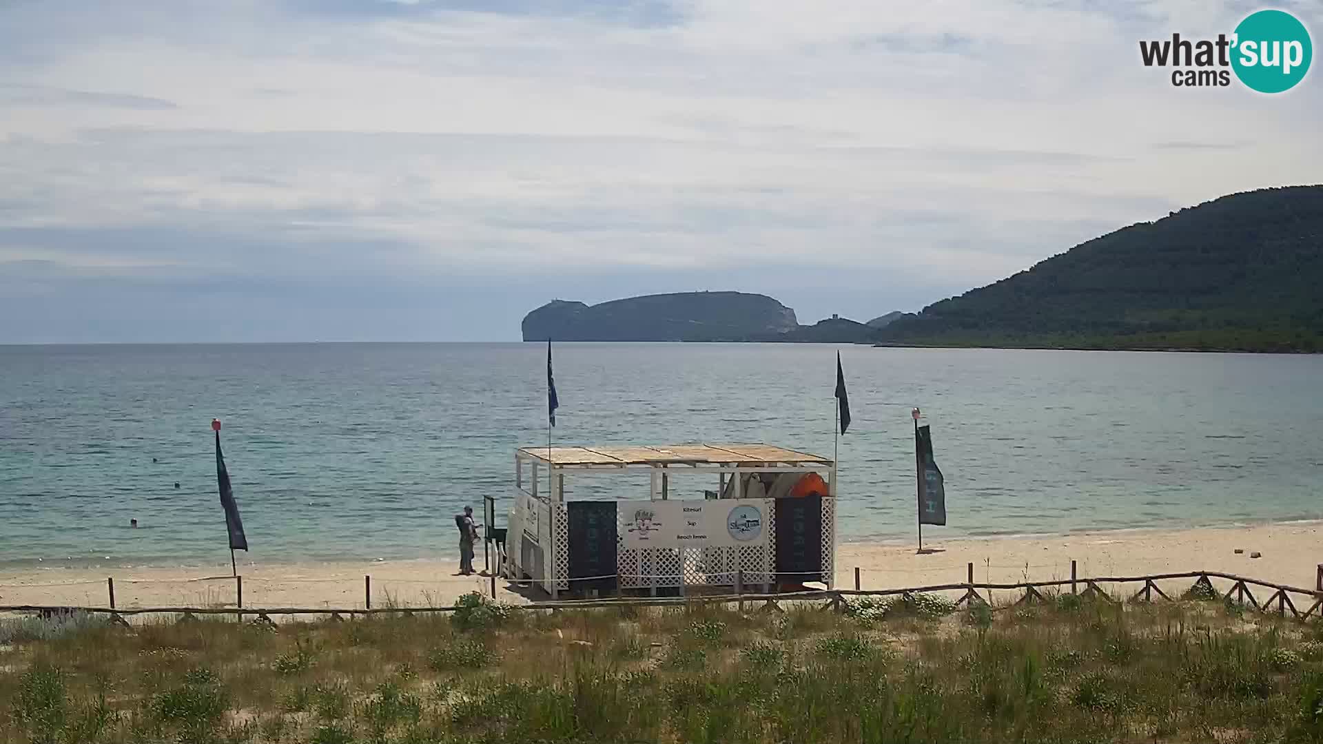 Spletna kamera plaža La Stalla Riviera del Corallo – Alghero – Sardinija – Italija