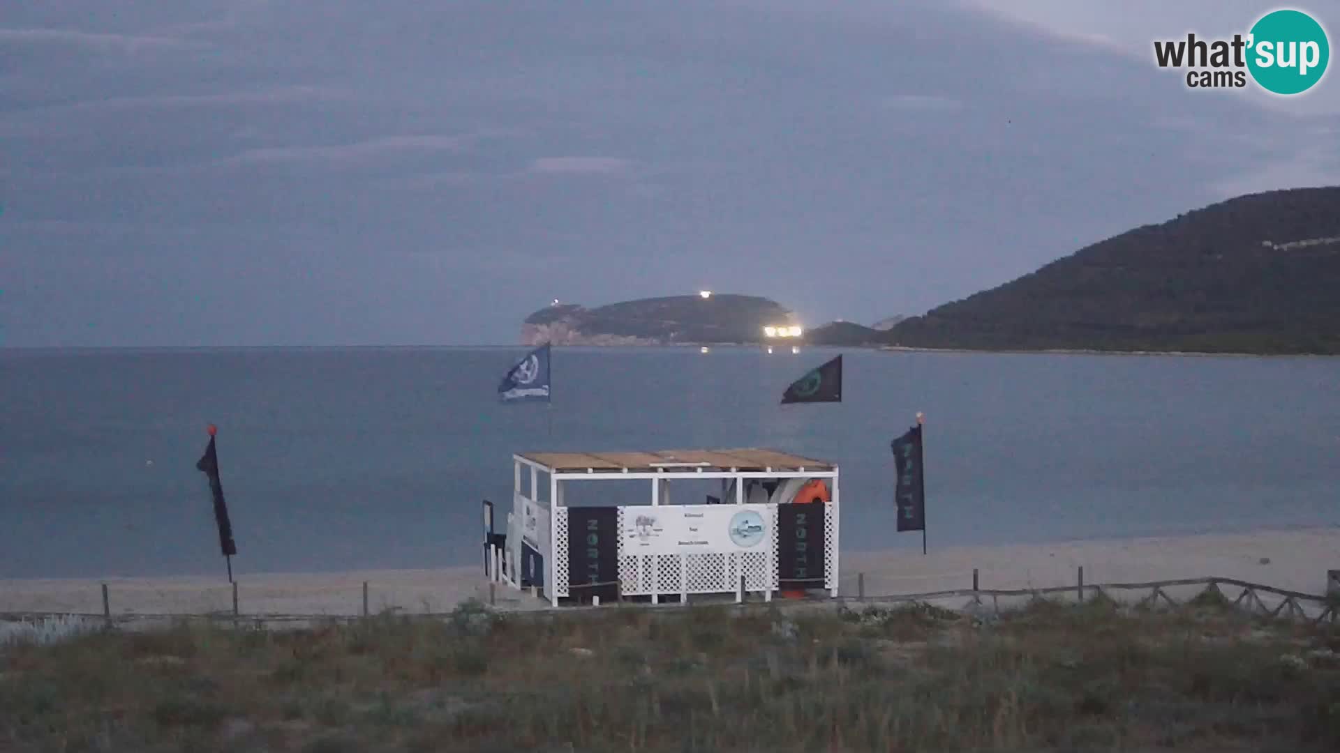Live webcam La Stalla beach Riviera del Corallo – Alghero – Sardinia – Italy