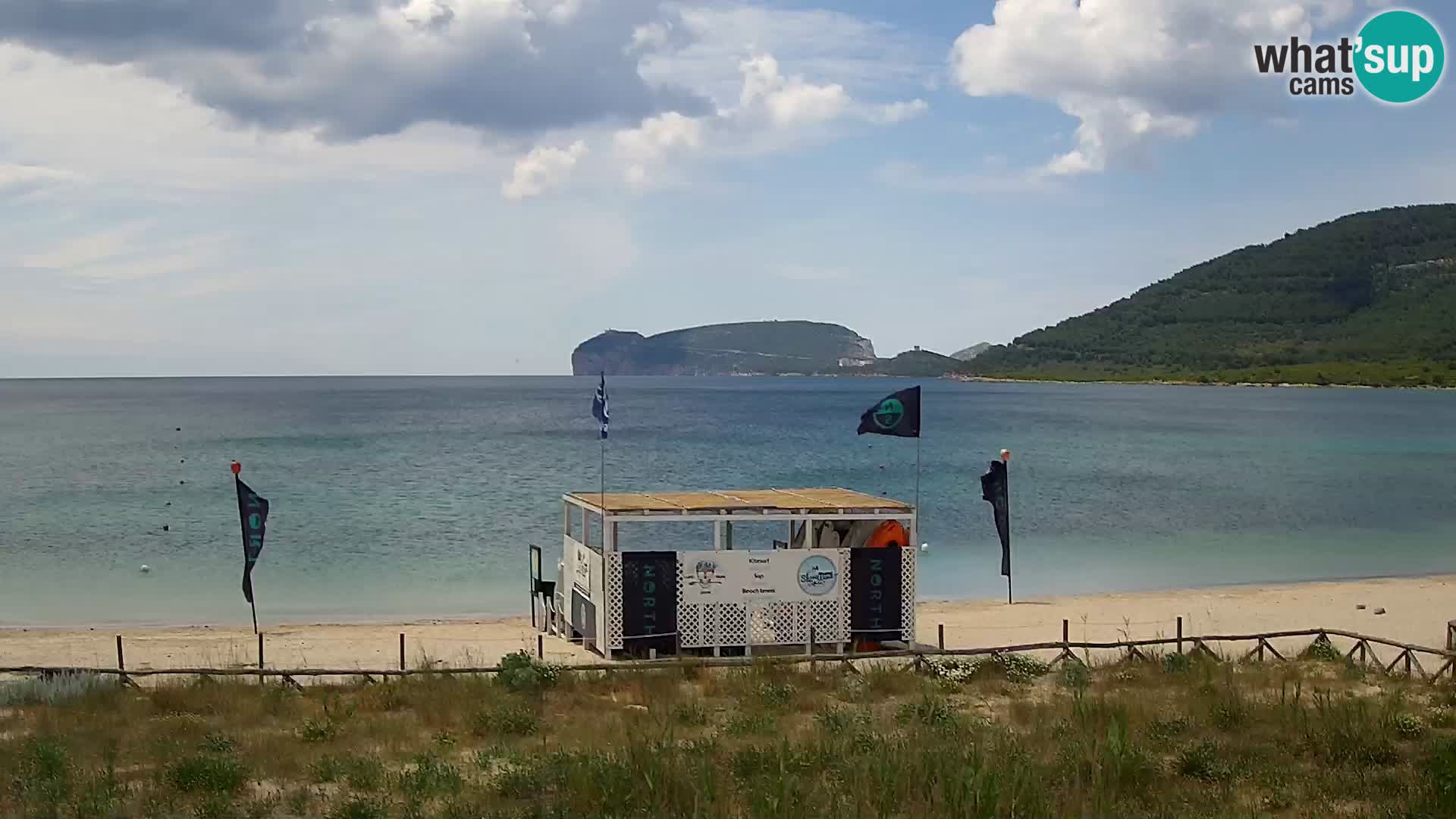 Live webcam La Stalla beach Riviera del Corallo – Alghero – Sardinia – Italy