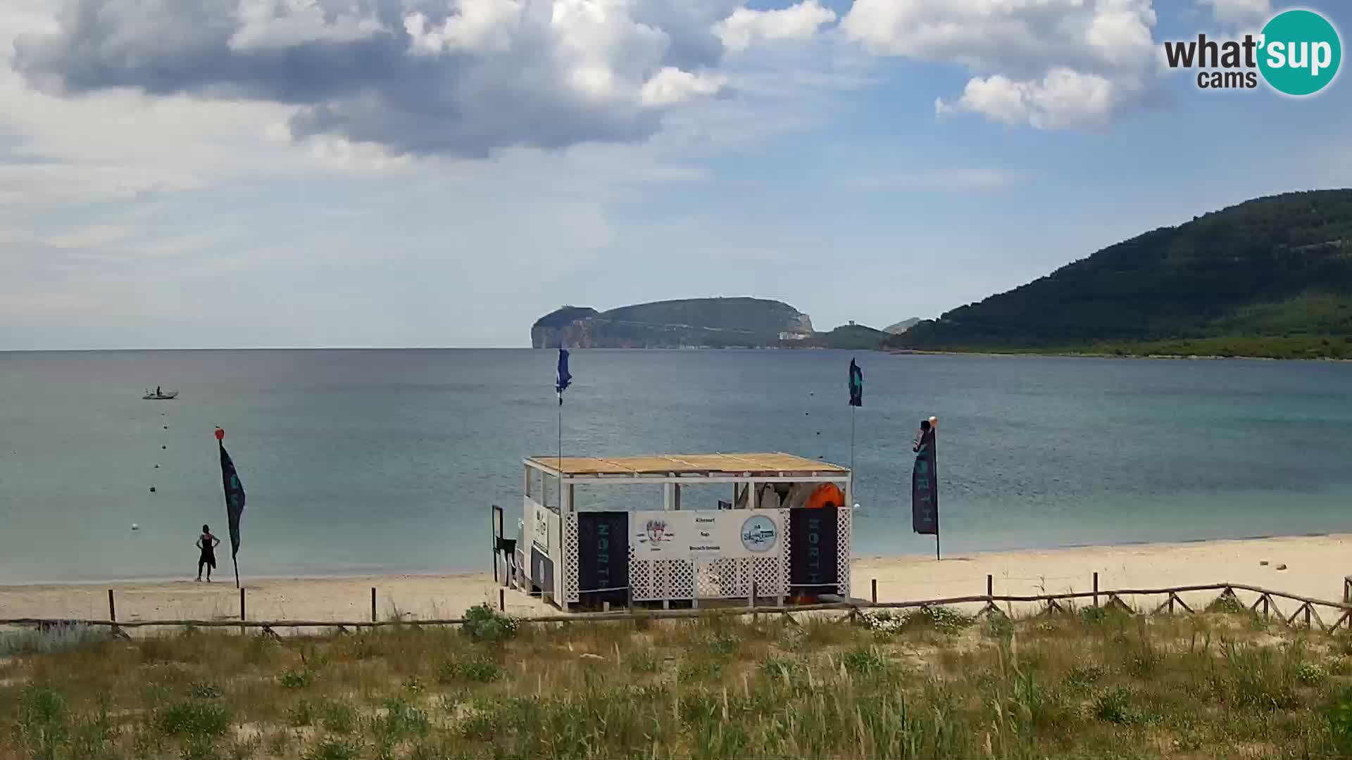 Live webcam La Stalla beach Riviera del Corallo – Alghero – Sardinia – Italy