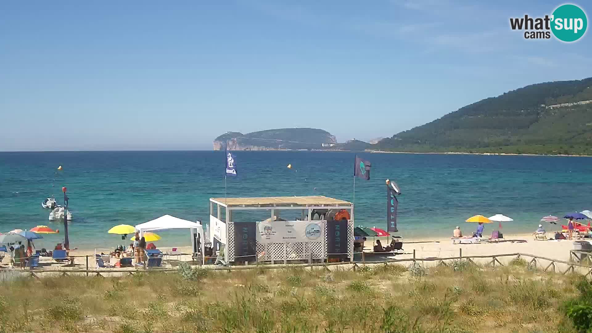 Live webcam La Stalla beach Riviera del Corallo – Alghero – Sardinia – Italy