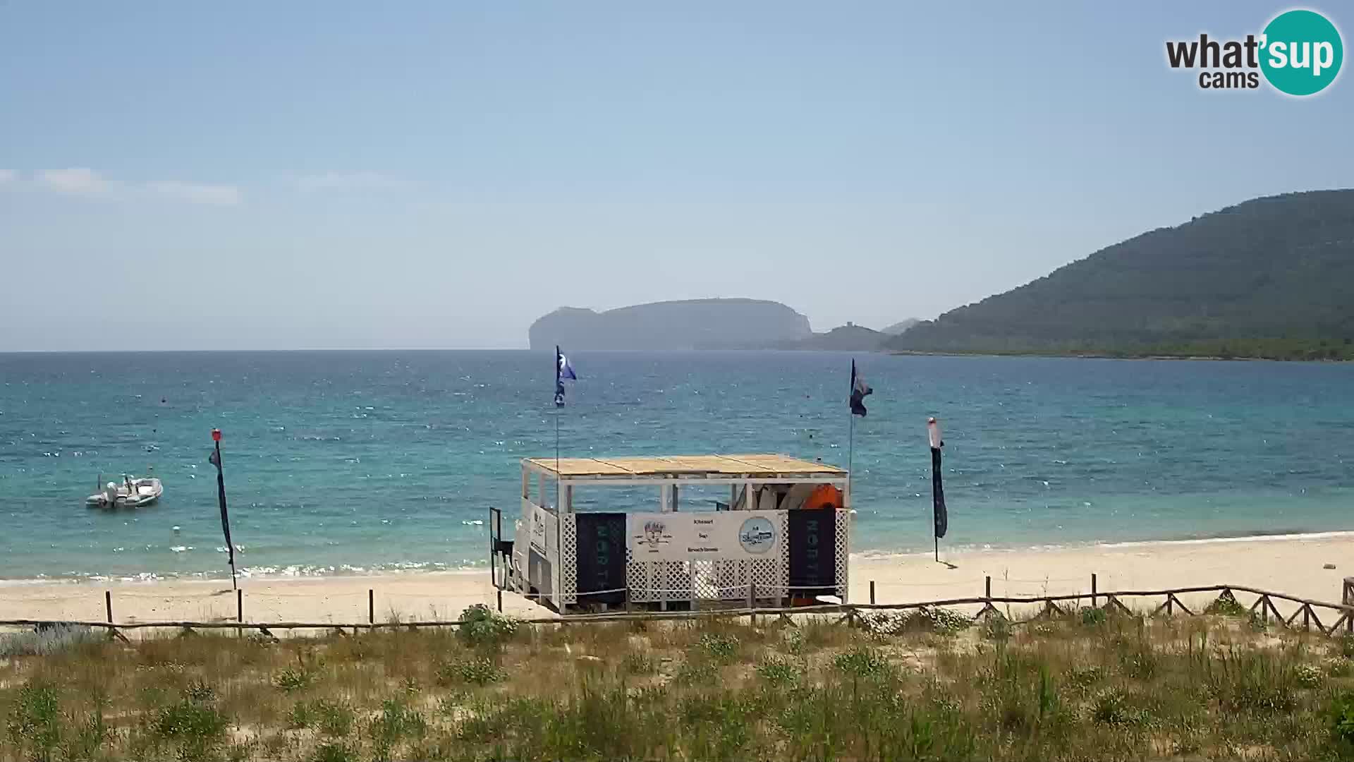 Spletna kamera plaža La Stalla Riviera del Corallo – Alghero – Sardinija – Italija