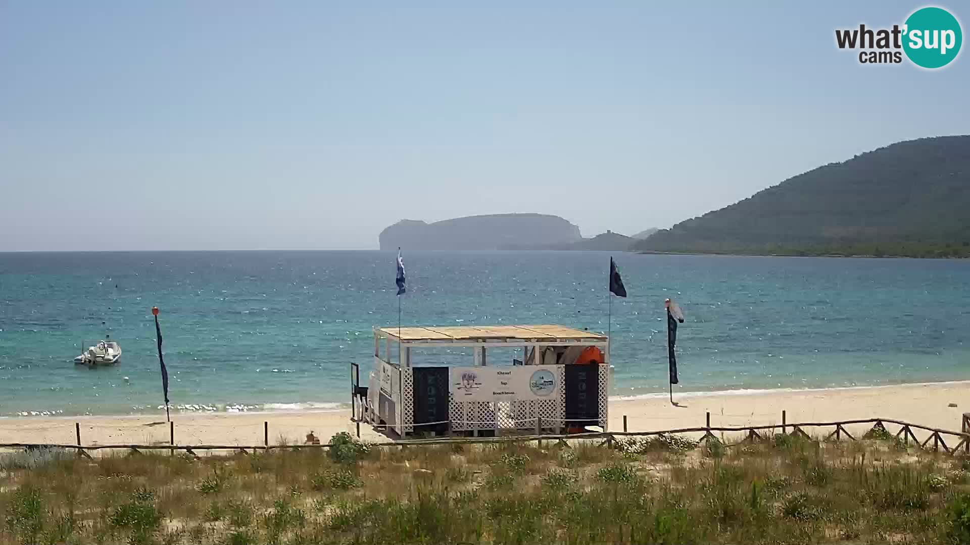 Spletna kamera plaža La Stalla Riviera del Corallo – Alghero – Sardinija – Italija