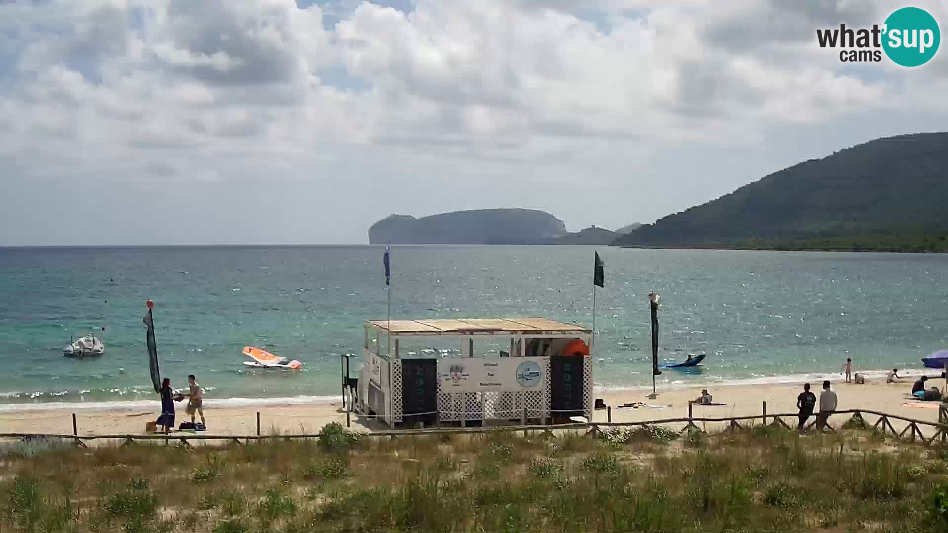 Spletna kamera plaža La Stalla Riviera del Corallo – Alghero – Sardinija – Italija
