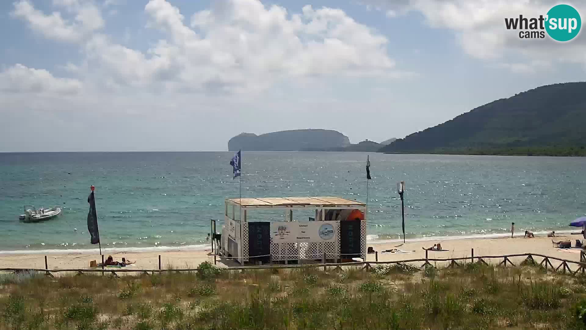 Live webcam La Stalla beach Riviera del Corallo – Alghero – Sardinia – Italy