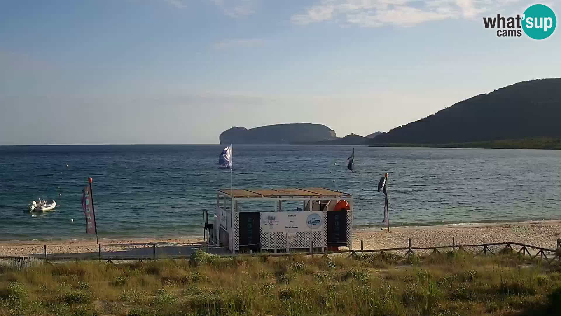 Spletna kamera plaža La Stalla Riviera del Corallo – Alghero – Sardinija – Italija