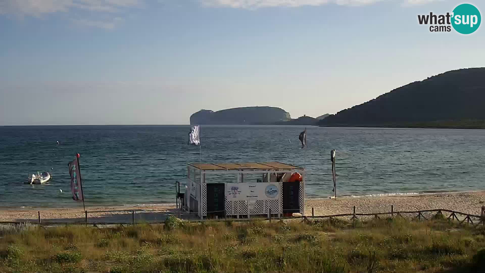 Live webcam La Stalla beach Riviera del Corallo – Alghero – Sardinia – Italy