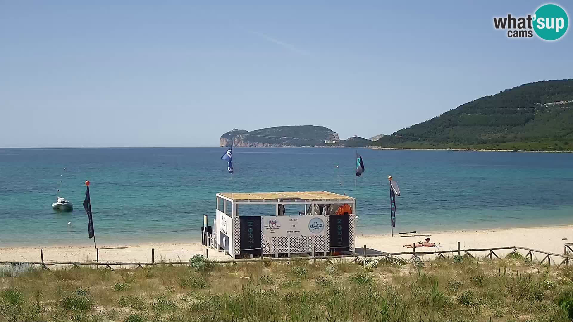 Spletna kamera plaža La Stalla Riviera del Corallo – Alghero – Sardinija – Italija