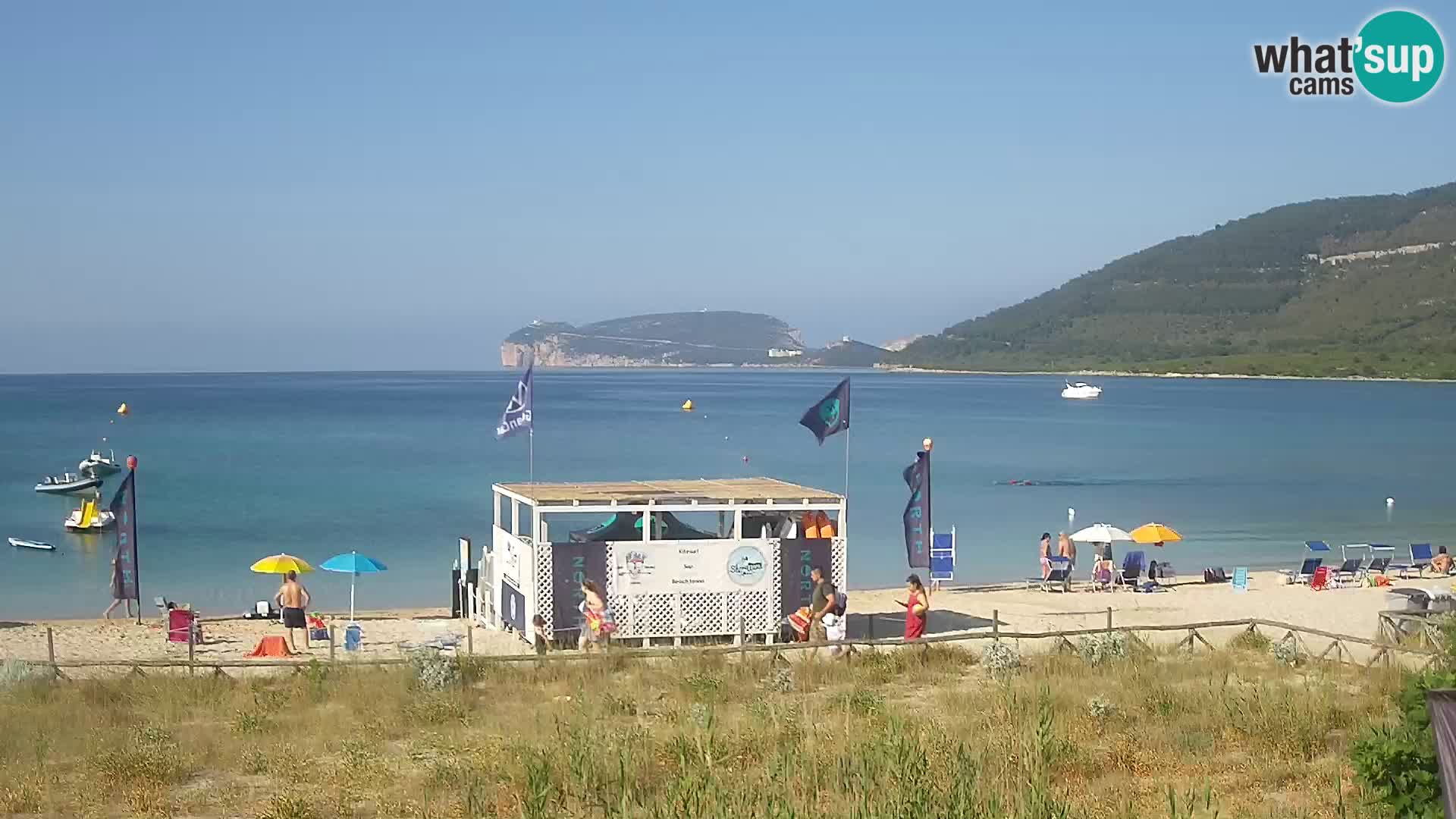 Live webcam La Stalla beach Riviera del Corallo – Alghero – Sardinia – Italy