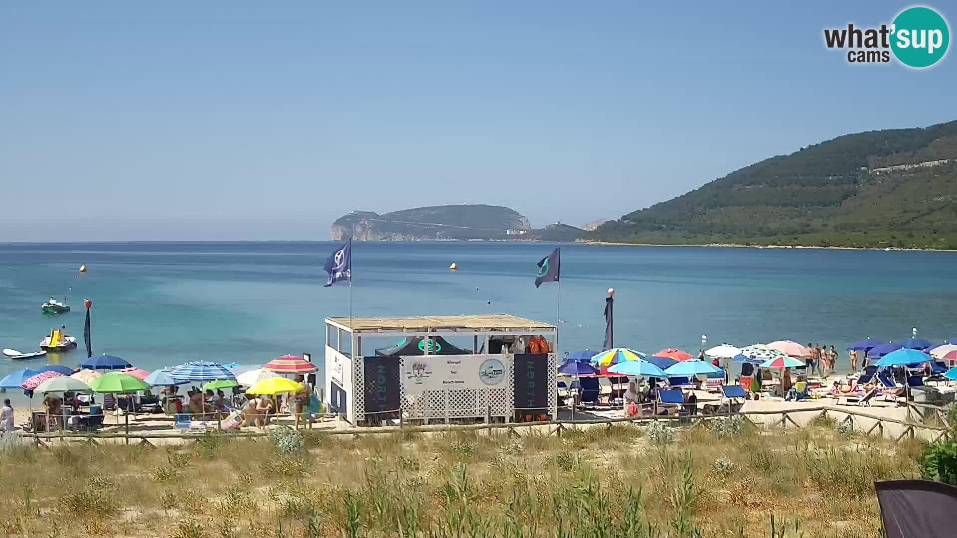 Webcam spiaggia La Stalla Riviera del Corallo – Alghero – Sardegna