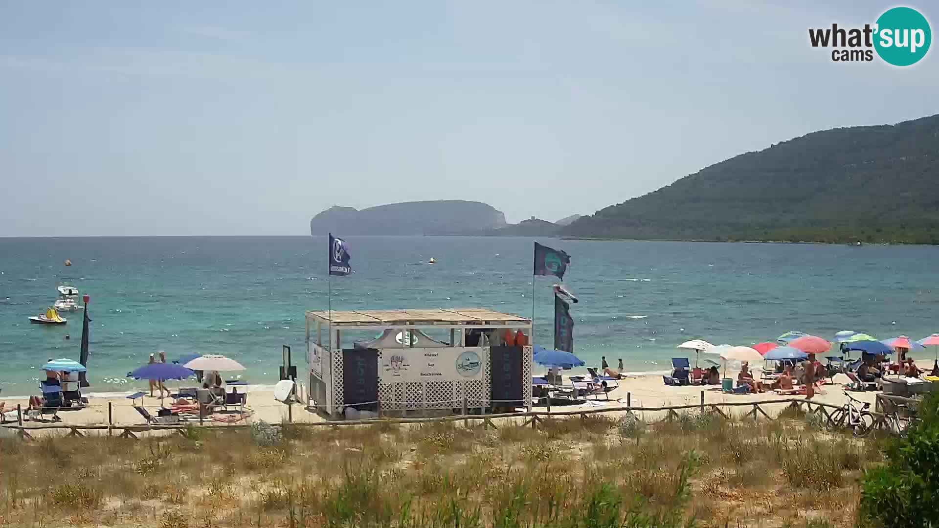 Spletna kamera plaža La Stalla Riviera del Corallo – Alghero – Sardinija – Italija