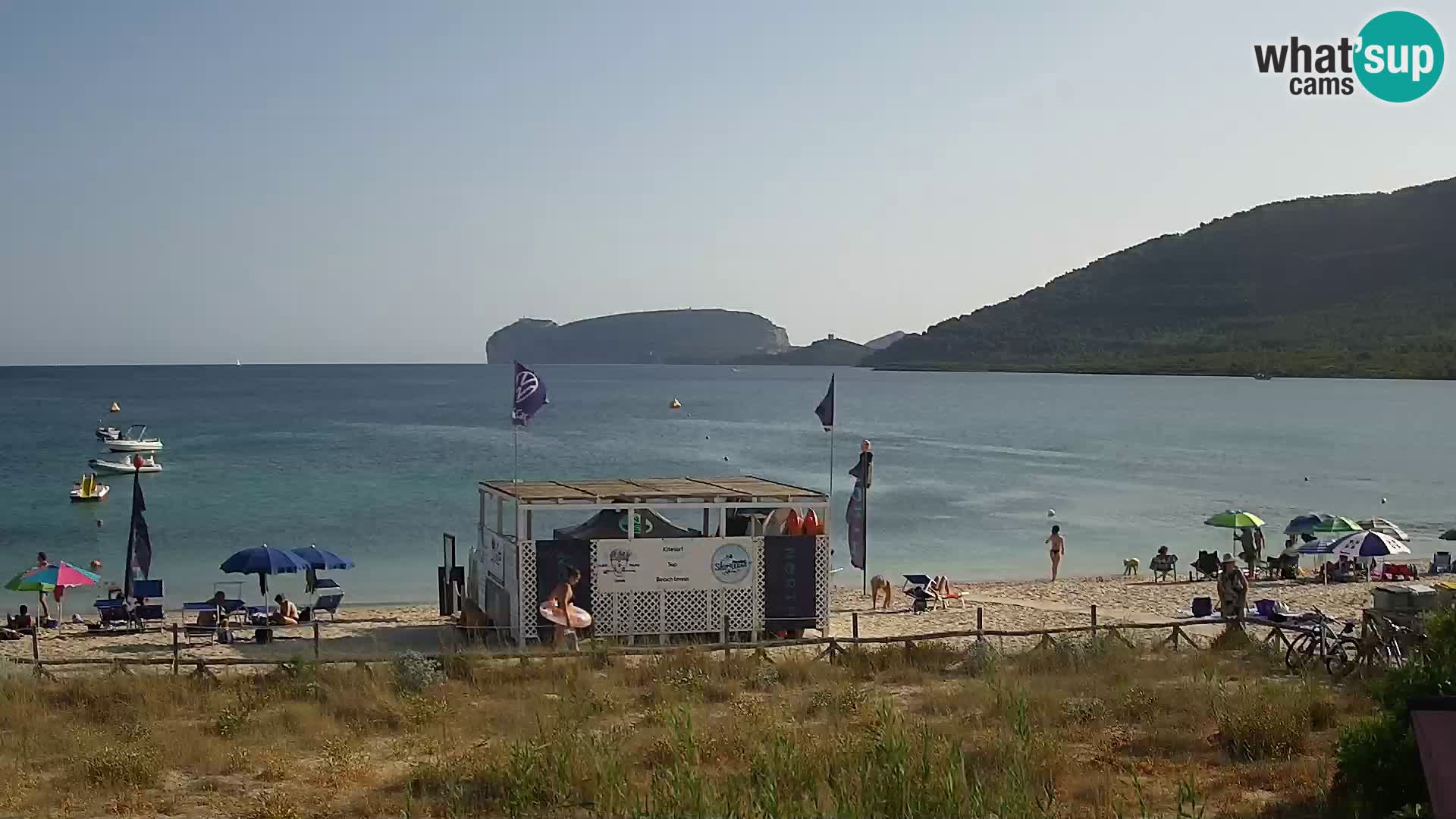 Live webcam La Stalla beach Riviera del Corallo – Alghero – Sardinia – Italy