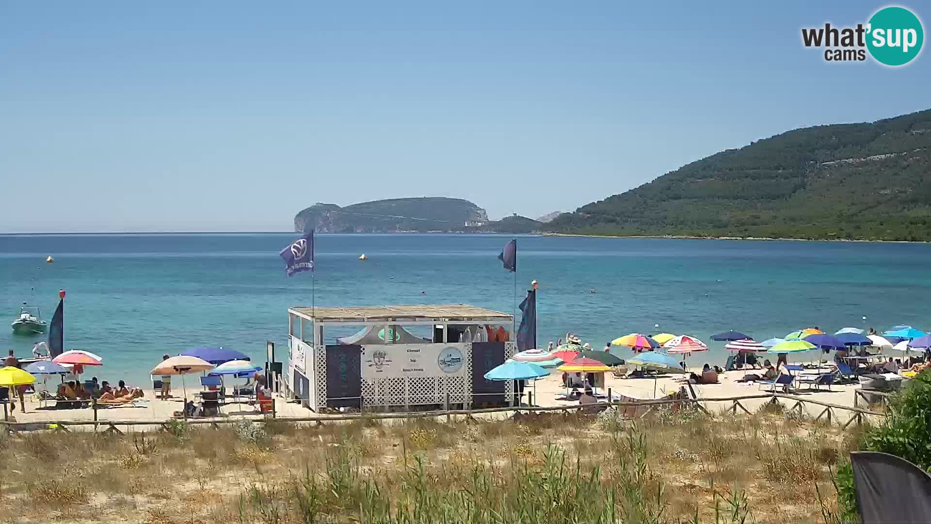 Webcam en direct Plage de La Stalla Riviera del Corallo – Alghero – Sardaigne – Italie