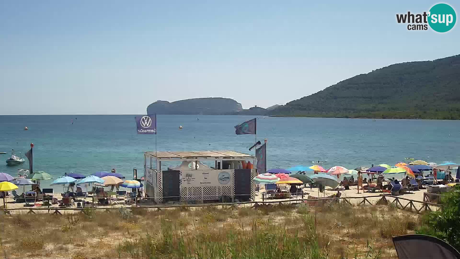 Live webcam La Stalla beach Riviera del Corallo – Alghero – Sardinia – Italy