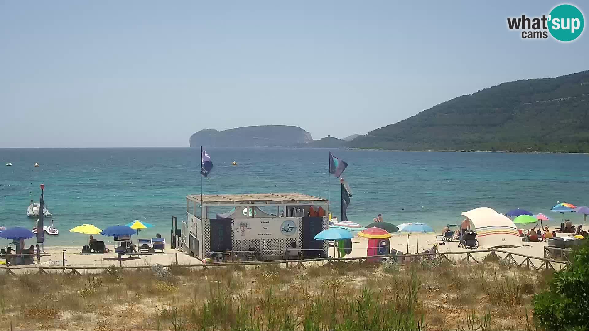 Live webcam La Stalla beach Riviera del Corallo – Alghero – Sardinia – Italy