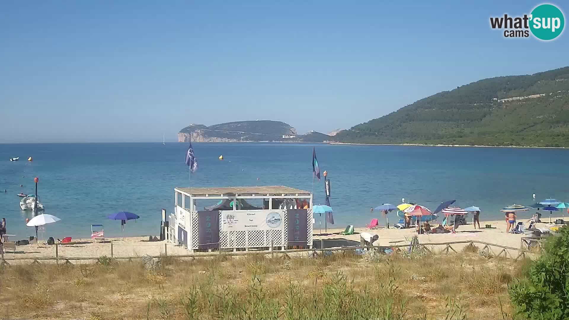 Live webcam La Stalla beach Riviera del Corallo – Alghero – Sardinia – Italy