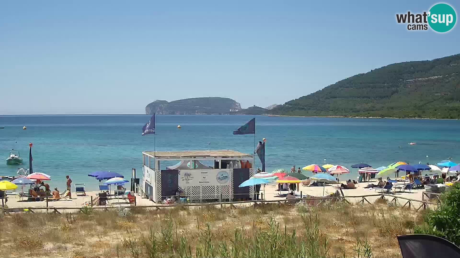 Live webcam La Stalla beach Riviera del Corallo – Alghero – Sardinia – Italy
