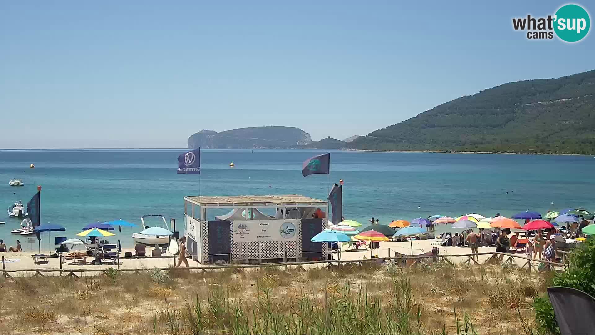 Webcam spiaggia La Stalla Riviera del Corallo – Alghero – Sardegna