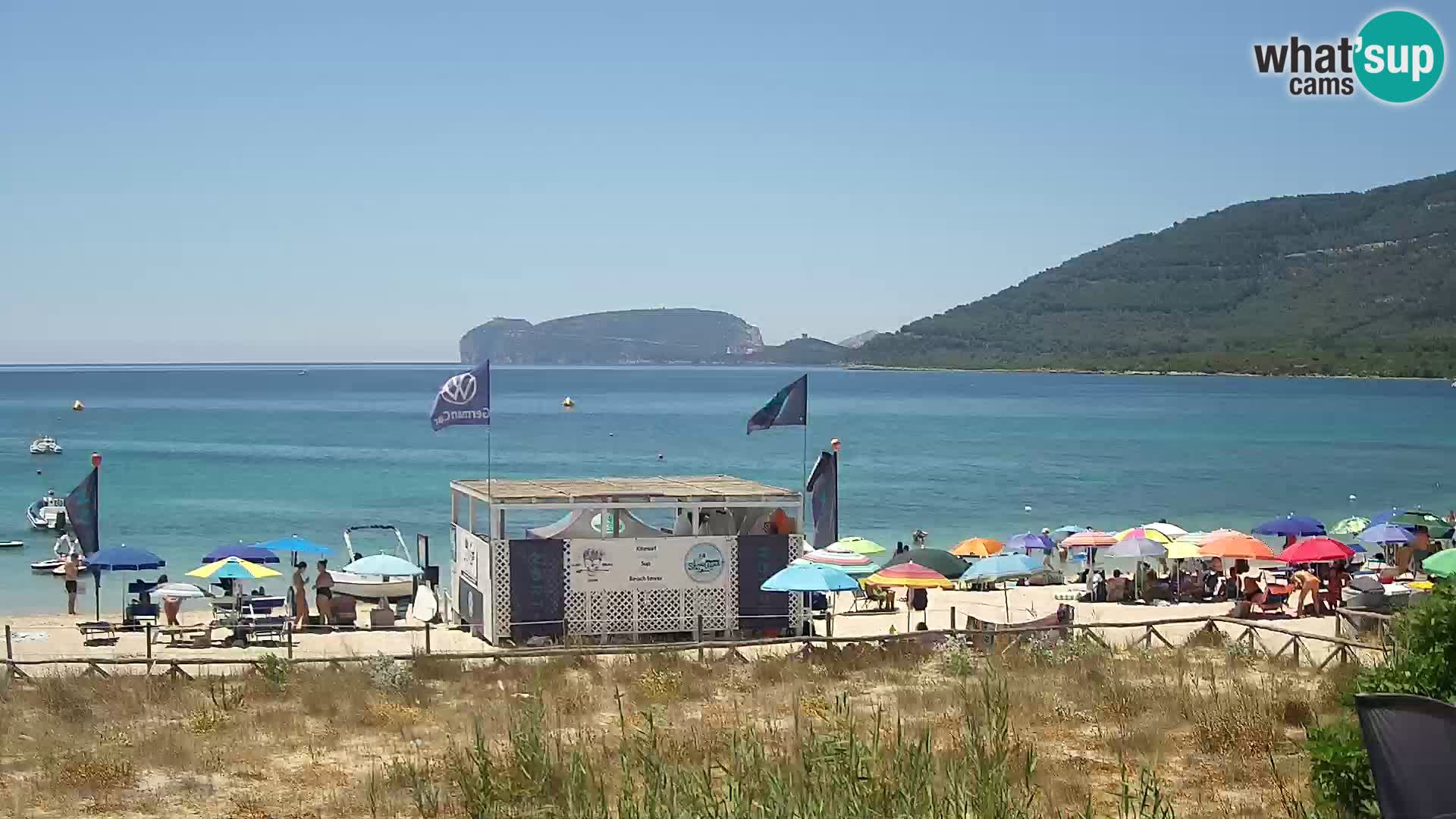 Webcam en direct Plage de La Stalla Riviera del Corallo – Alghero – Sardaigne – Italie