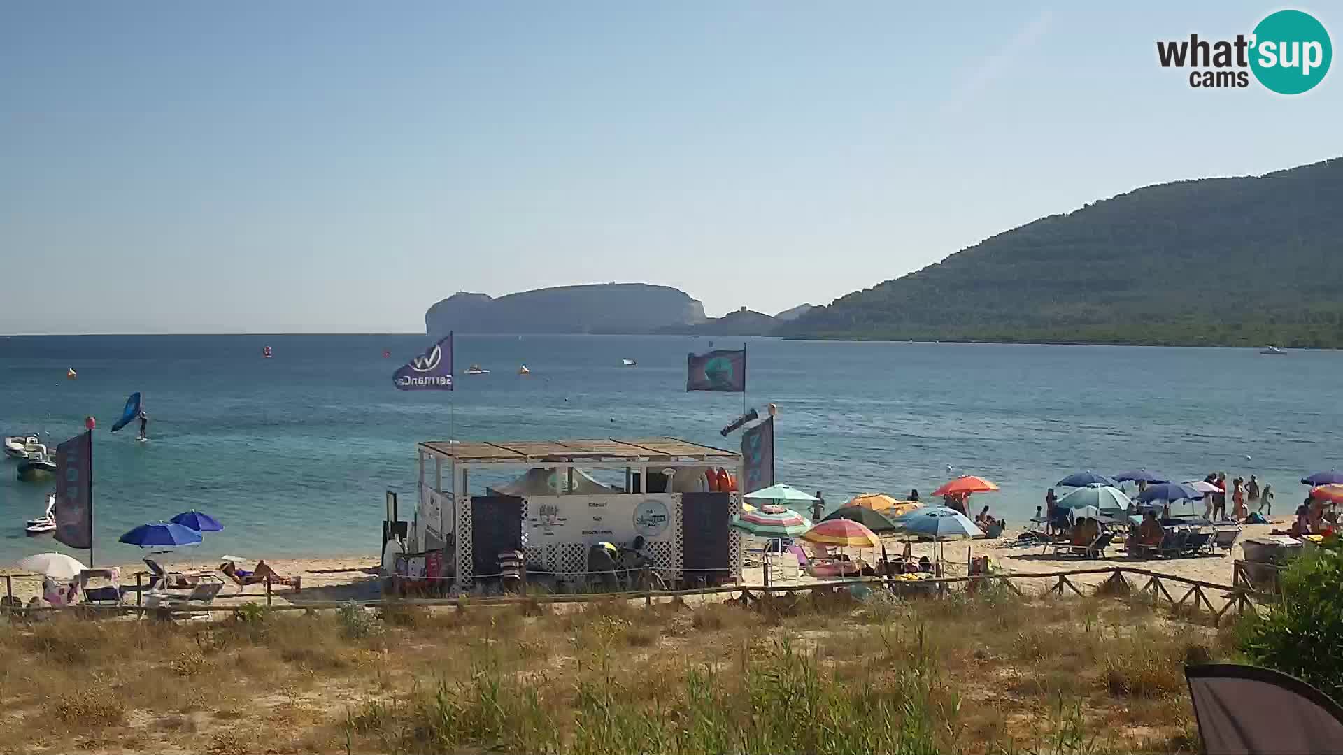 Spletna kamera plaža La Stalla Riviera del Corallo – Alghero – Sardinija – Italija