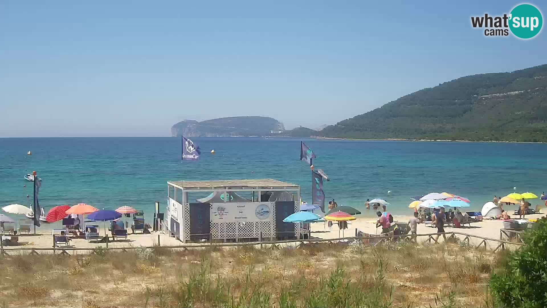 Spletna kamera plaža La Stalla Riviera del Corallo – Alghero – Sardinija – Italija