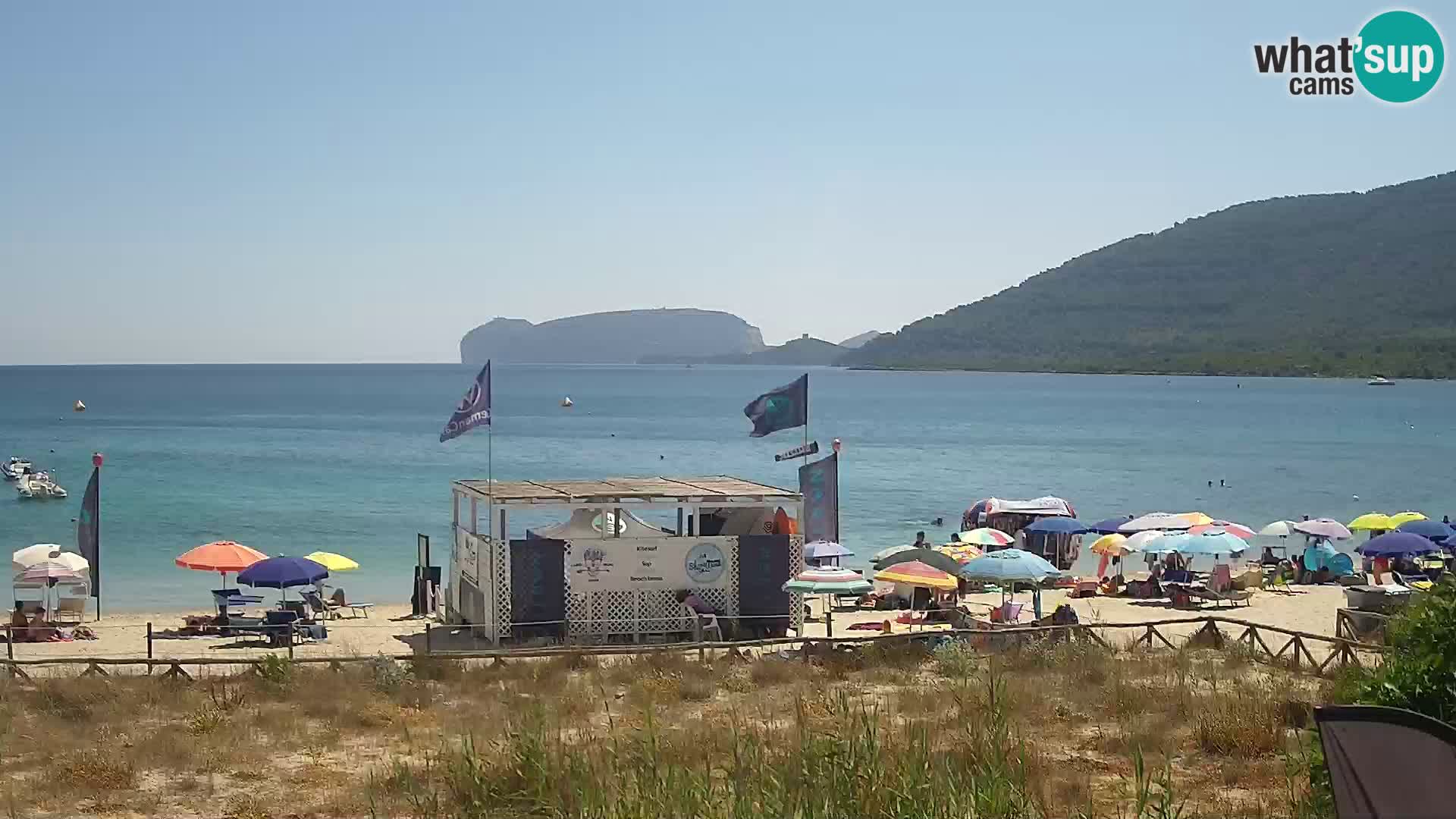Live webcam La Stalla beach Riviera del Corallo – Alghero – Sardinia – Italy