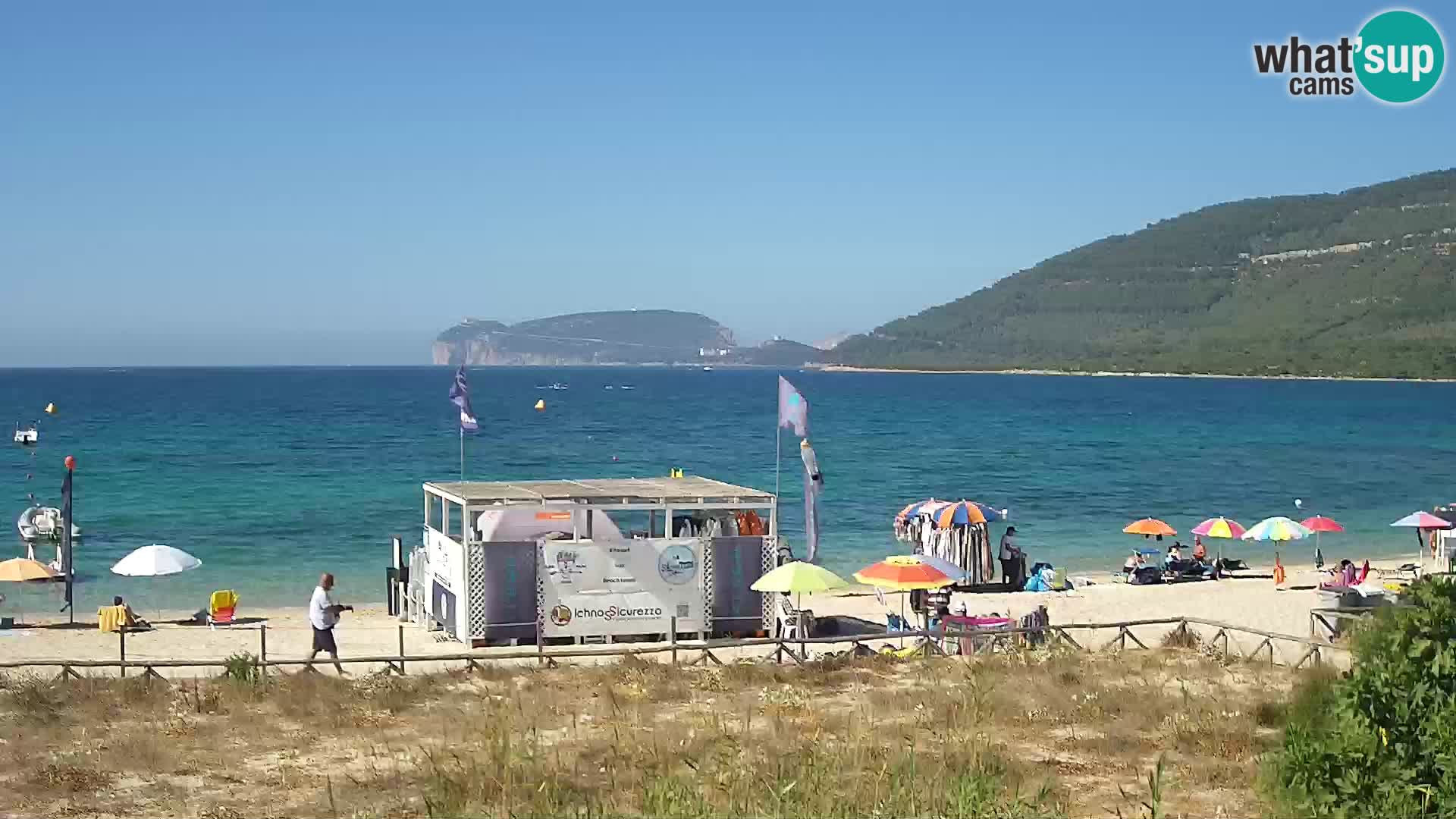 Spletna kamera plaža La Stalla Riviera del Corallo – Alghero – Sardinija – Italija