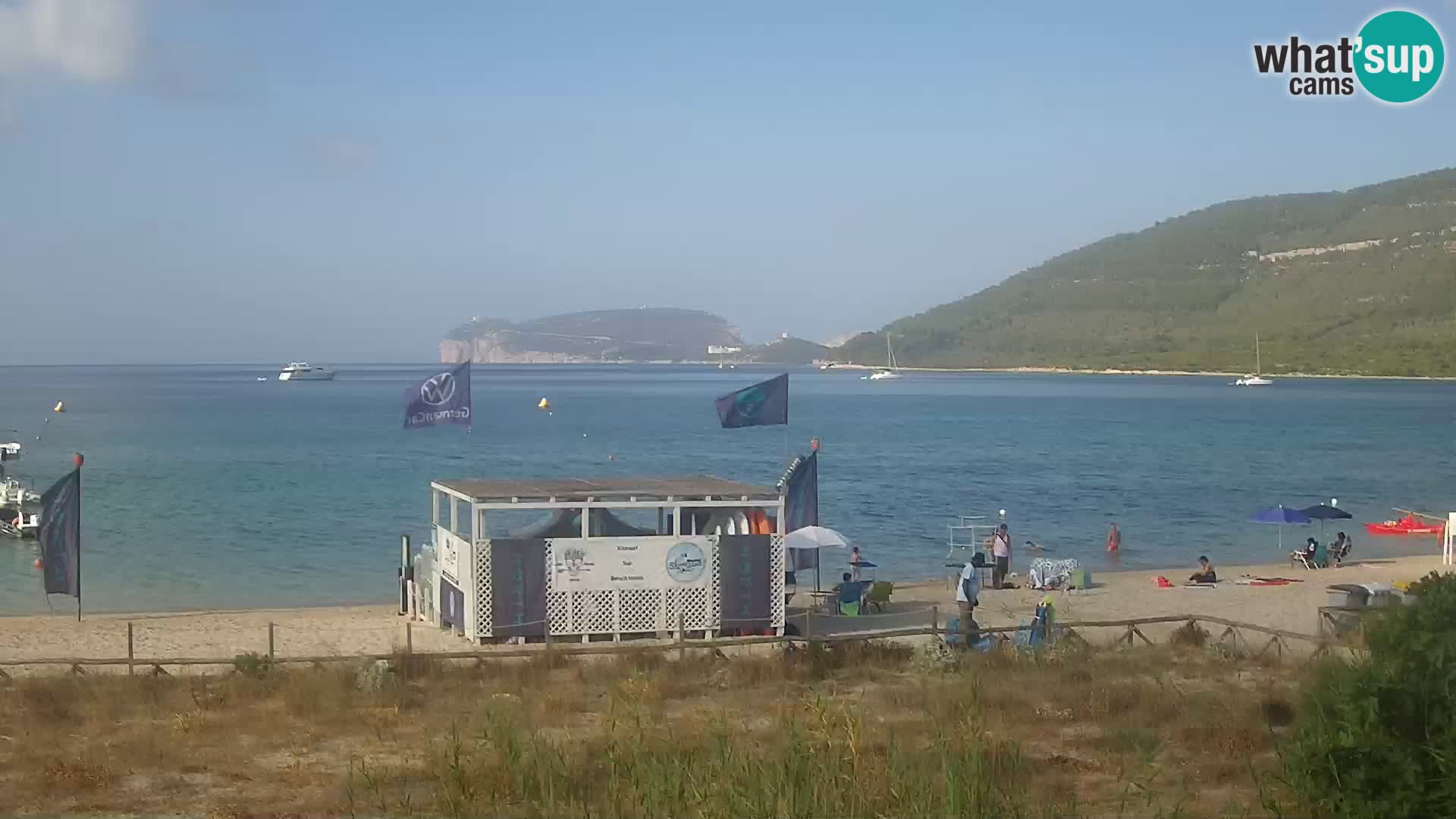 Live webcam La Stalla beach Riviera del Corallo – Alghero – Sardinia – Italy