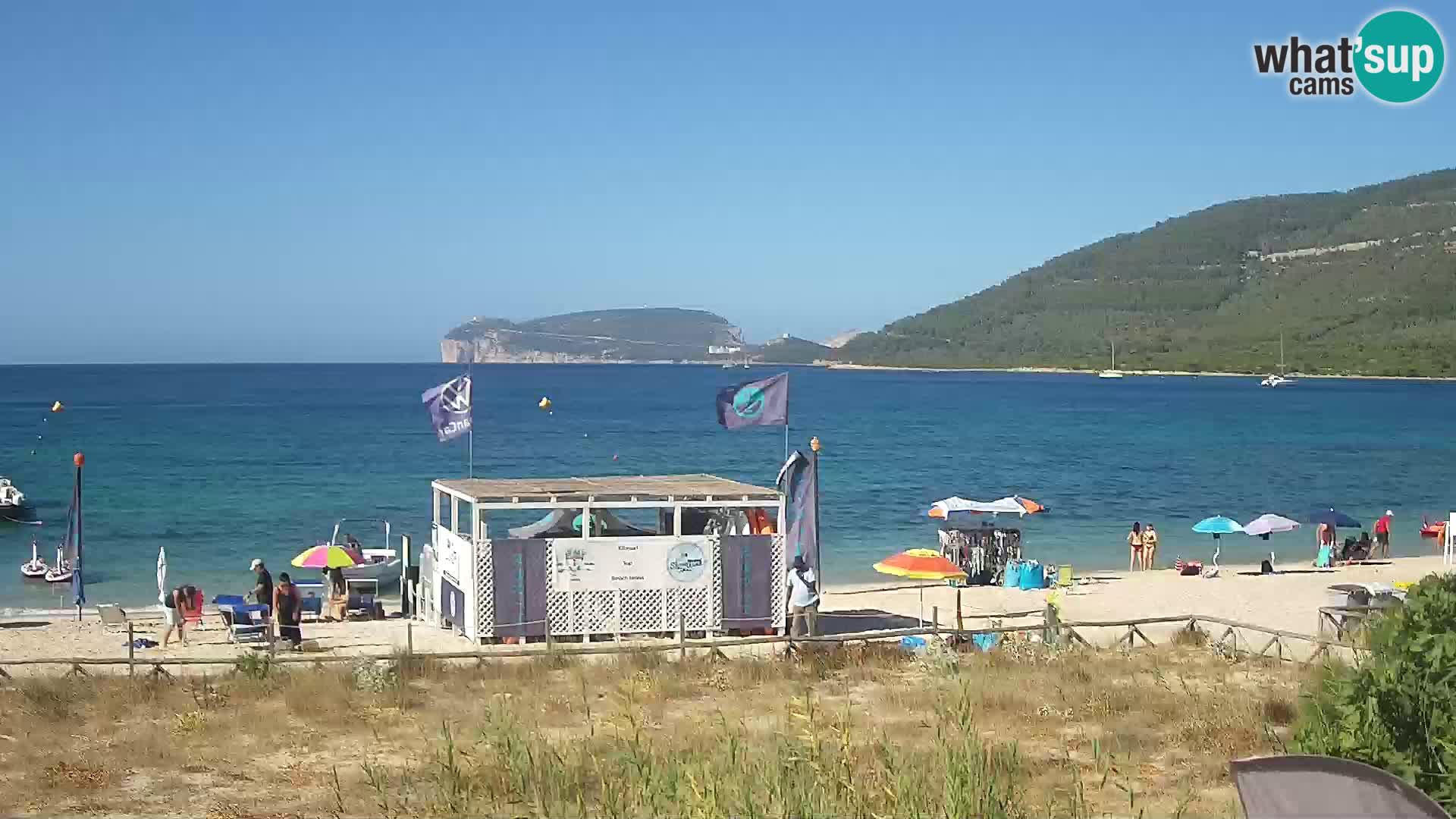 Live webcam La Stalla beach Riviera del Corallo – Alghero – Sardinia – Italy