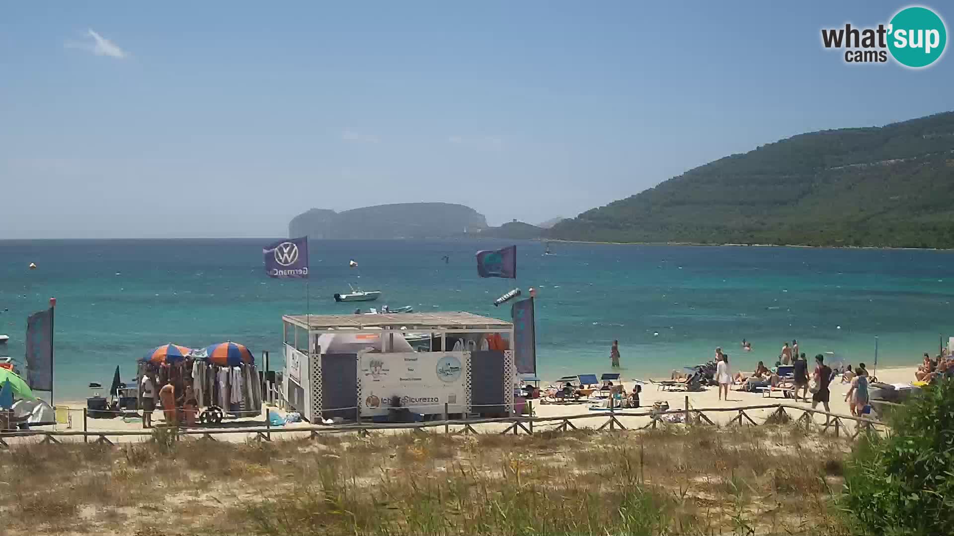 Webcam spiaggia La Stalla Riviera del Corallo – Alghero – Sardegna