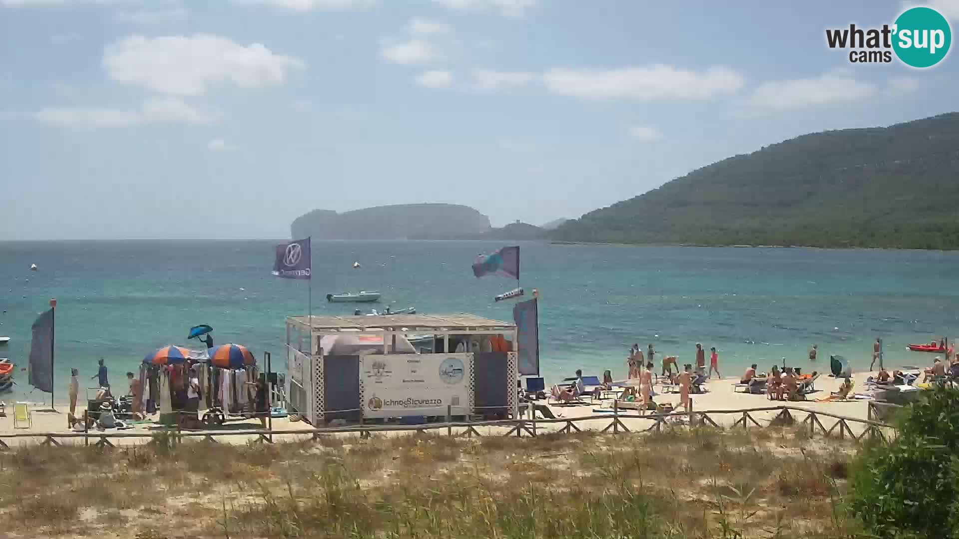 Webcam spiaggia La Stalla Riviera del Corallo – Alghero – Sardegna