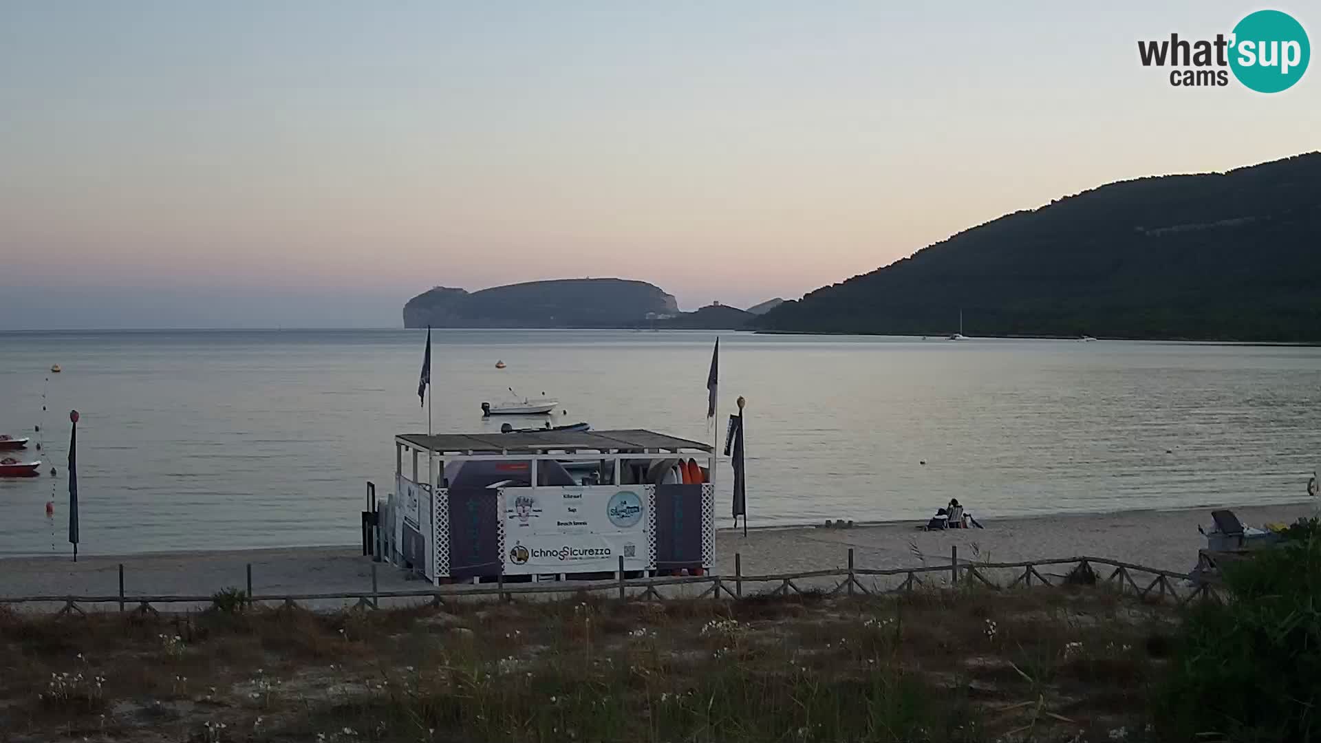 Live webcam La Stalla beach Riviera del Corallo – Alghero – Sardinia – Italy