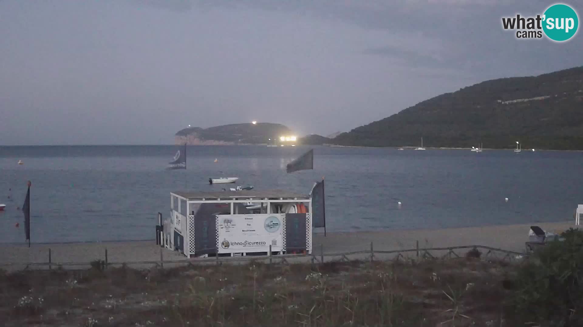 Spletna kamera plaža La Stalla Riviera del Corallo – Alghero – Sardinija – Italija