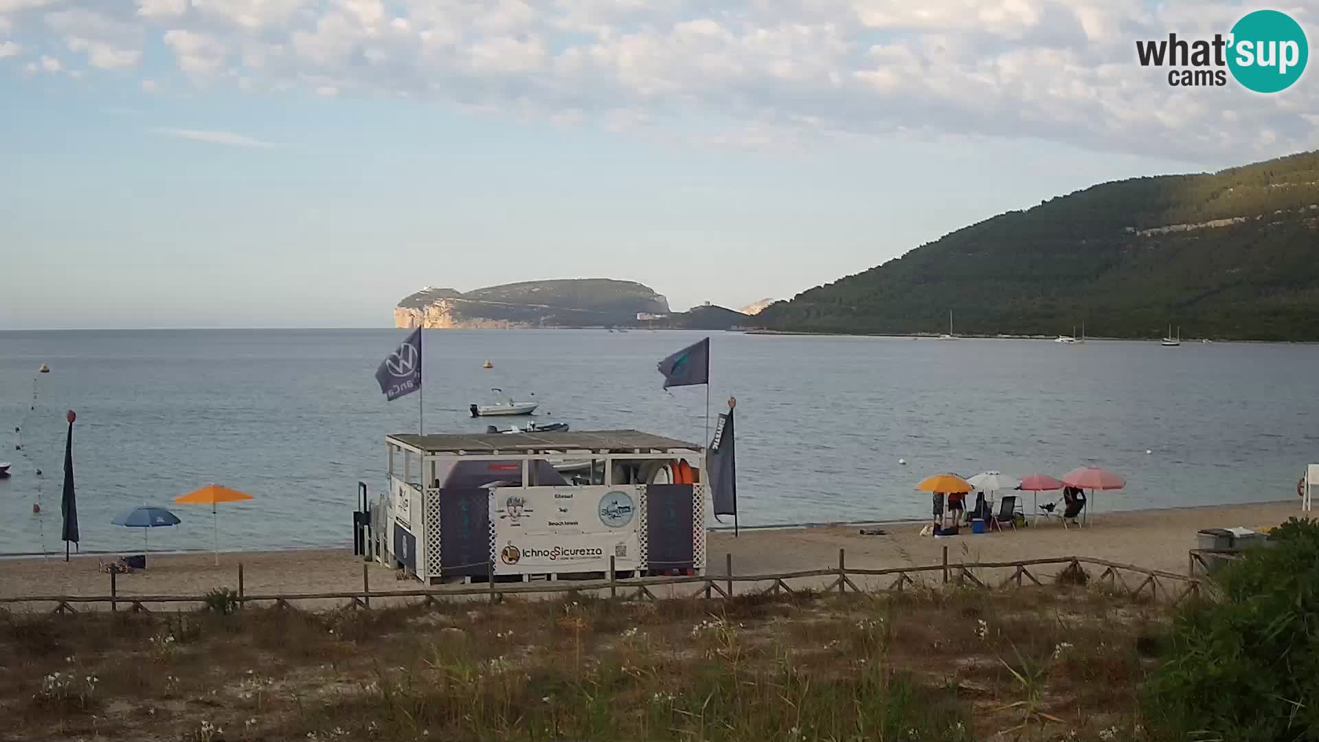 Live webcam La Stalla beach Riviera del Corallo – Alghero – Sardinia – Italy