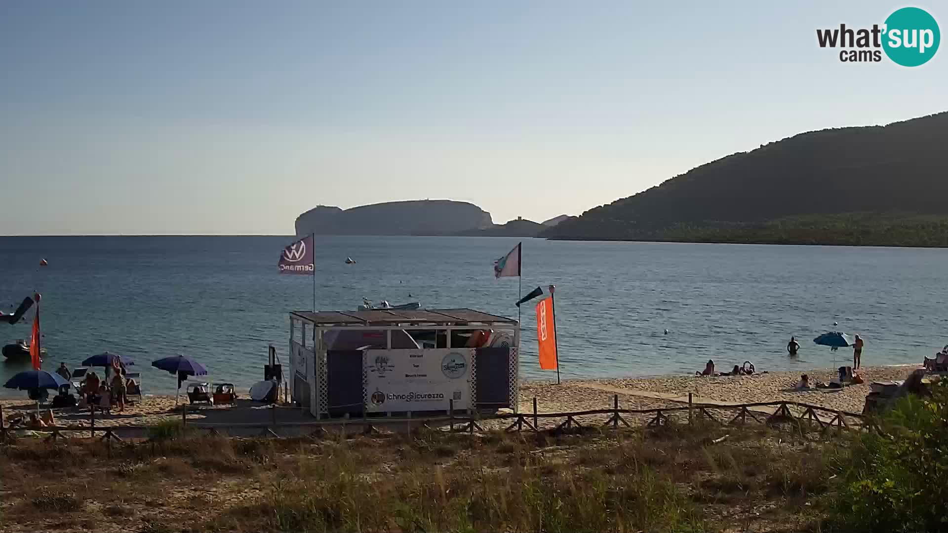 Live webcam La Stalla beach Riviera del Corallo – Alghero – Sardinia – Italy