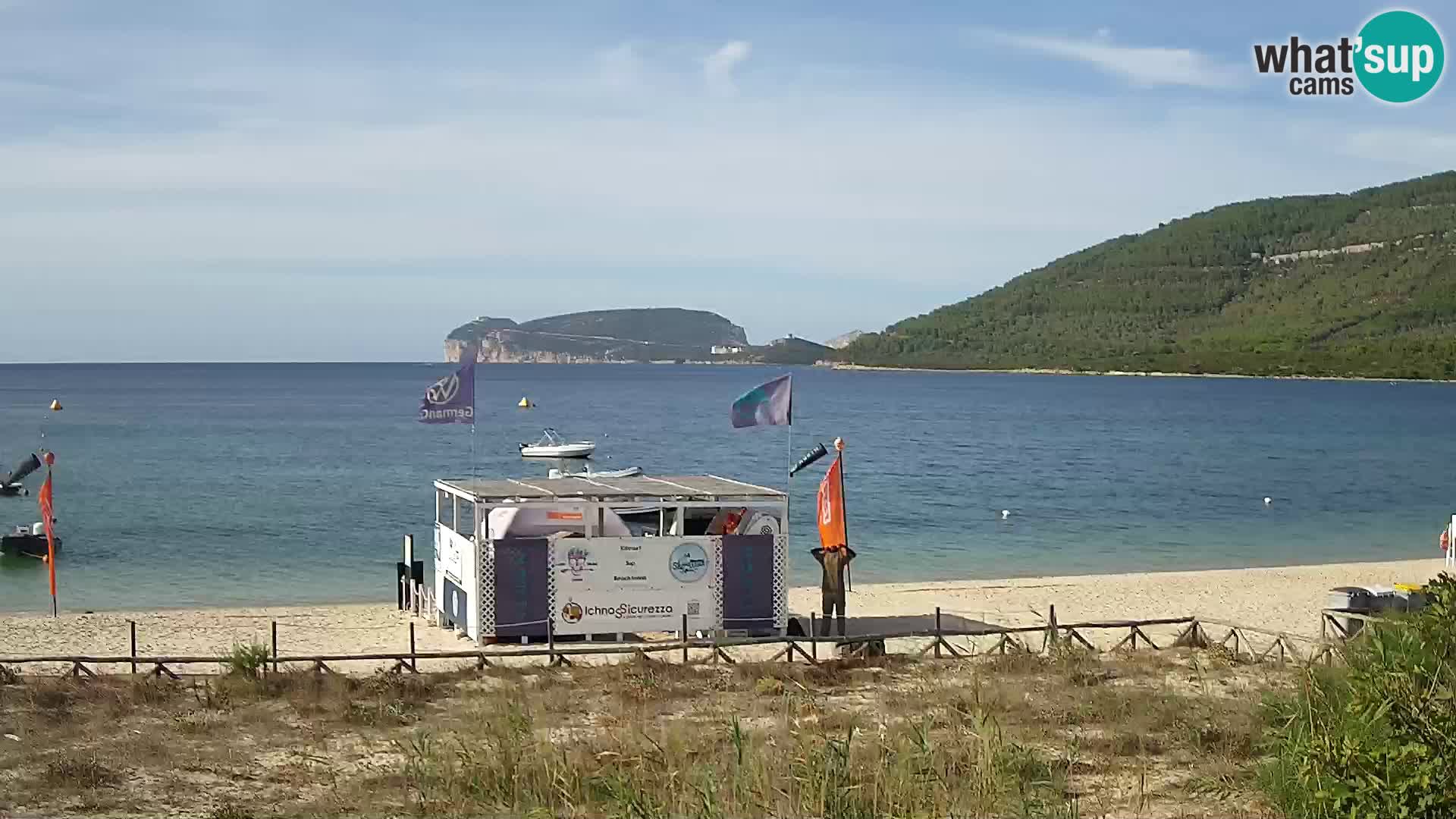 Webcam spiaggia La Stalla Riviera del Corallo – Alghero – Sardegna
