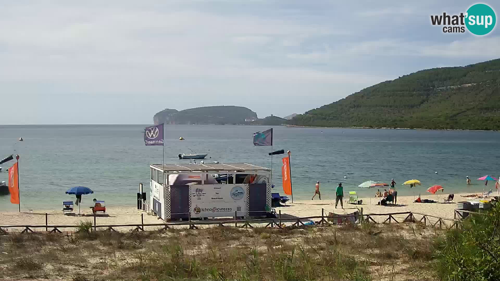 Spletna kamera plaža La Stalla Riviera del Corallo – Alghero – Sardinija – Italija