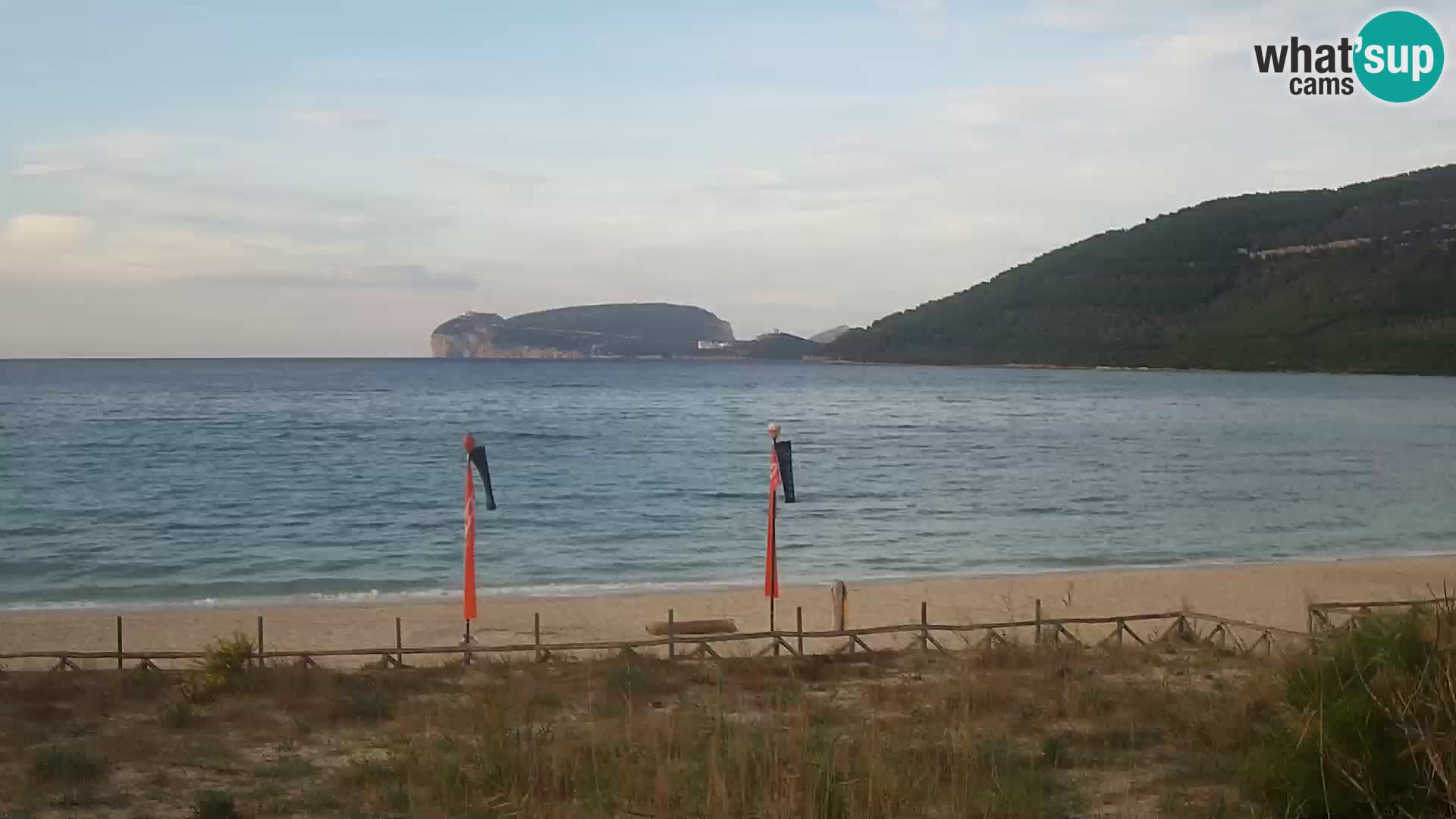 Live webcam La Stalla beach Riviera del Corallo – Alghero – Sardinia – Italy