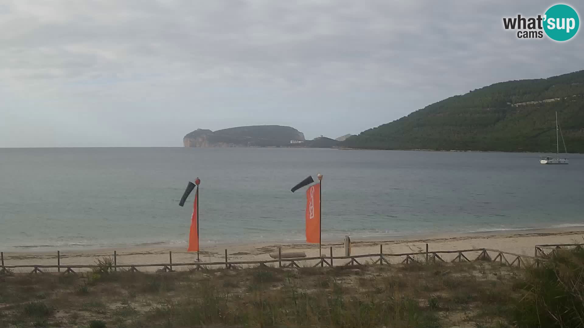 Spletna kamera plaža La Stalla Riviera del Corallo – Alghero – Sardinija – Italija