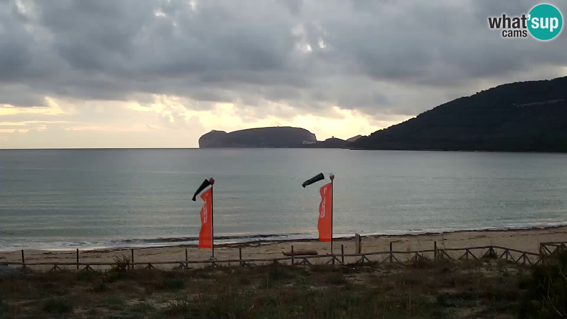 Spletna kamera plaža La Stalla Riviera del Corallo – Alghero – Sardinija – Italija