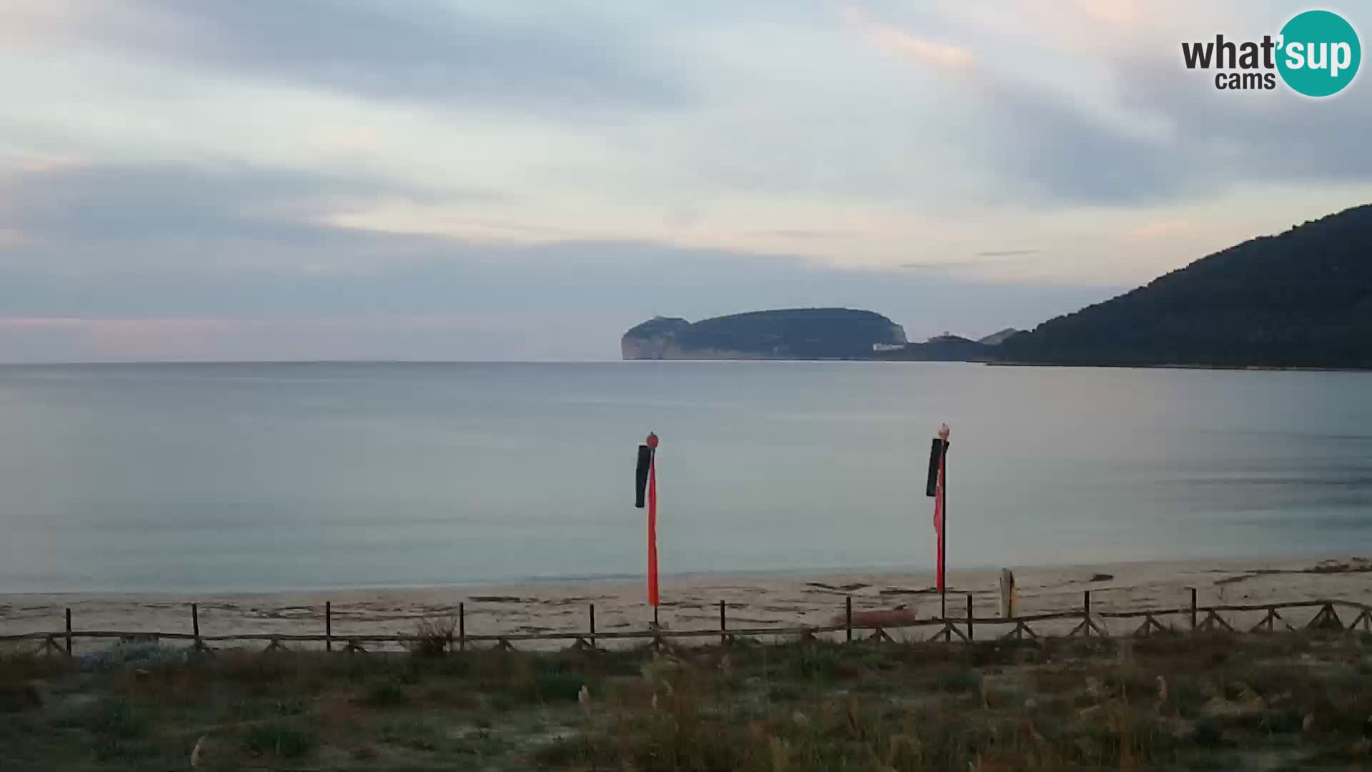 Live webcam La Stalla beach Riviera del Corallo – Alghero – Sardinia – Italy