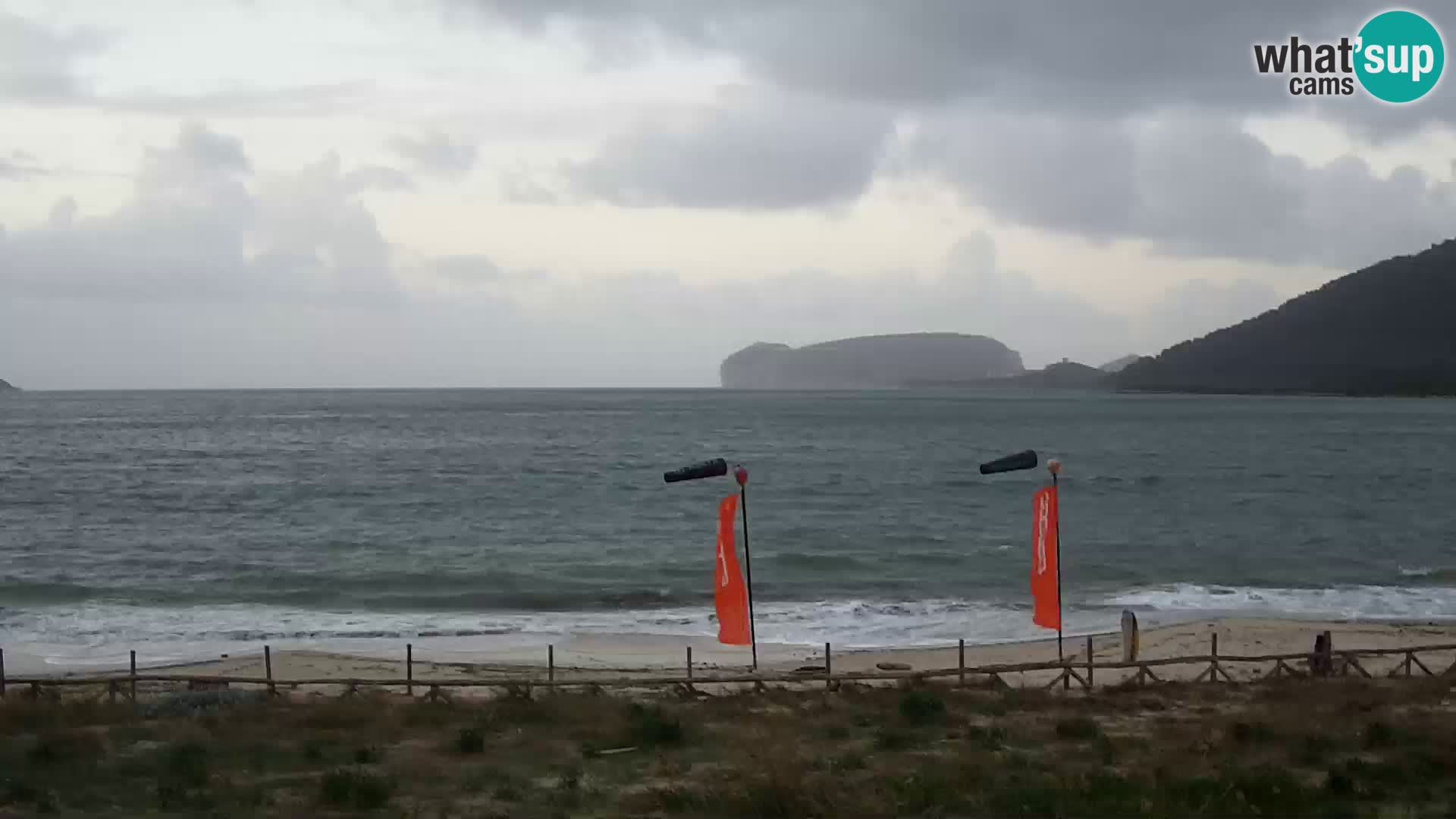 Live webcam La Stalla beach Riviera del Corallo – Alghero – Sardinia – Italy