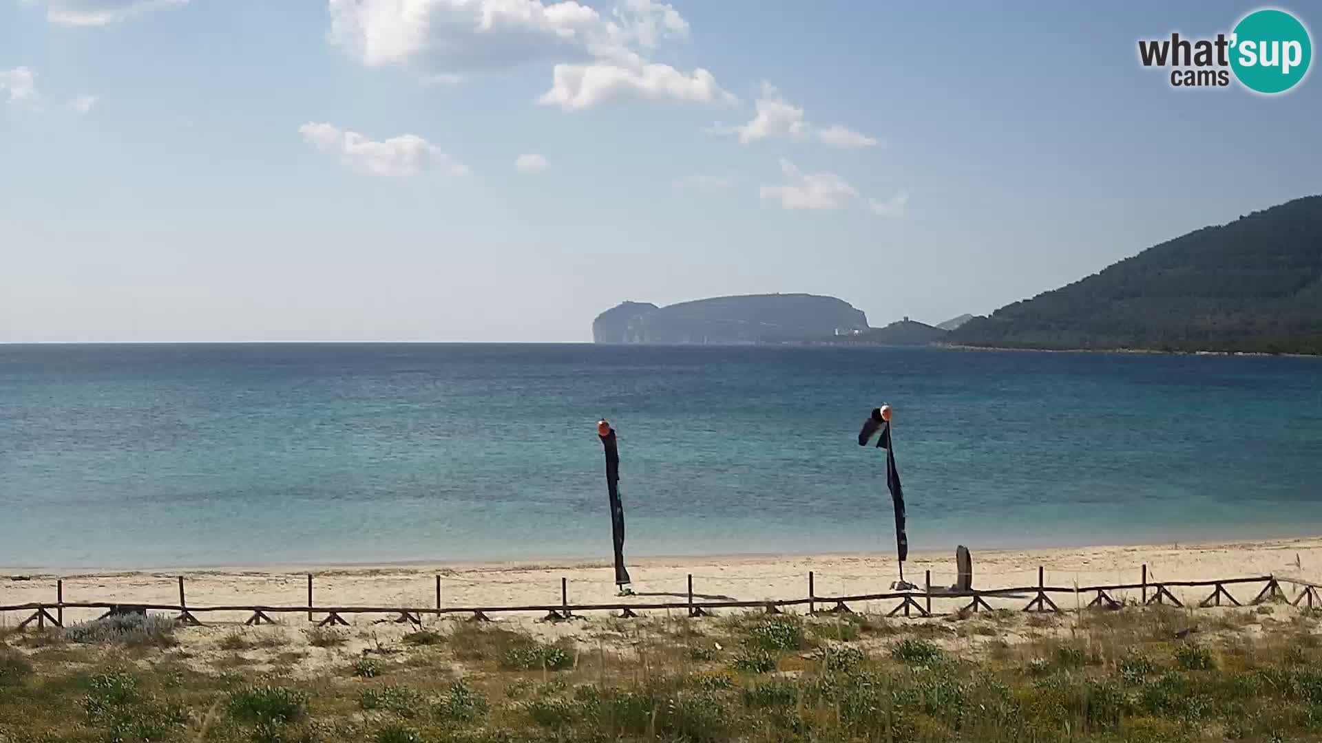 Live Webcam La Stalla Strand Riviera del Corallo – Alghero – Sardinien – Italien