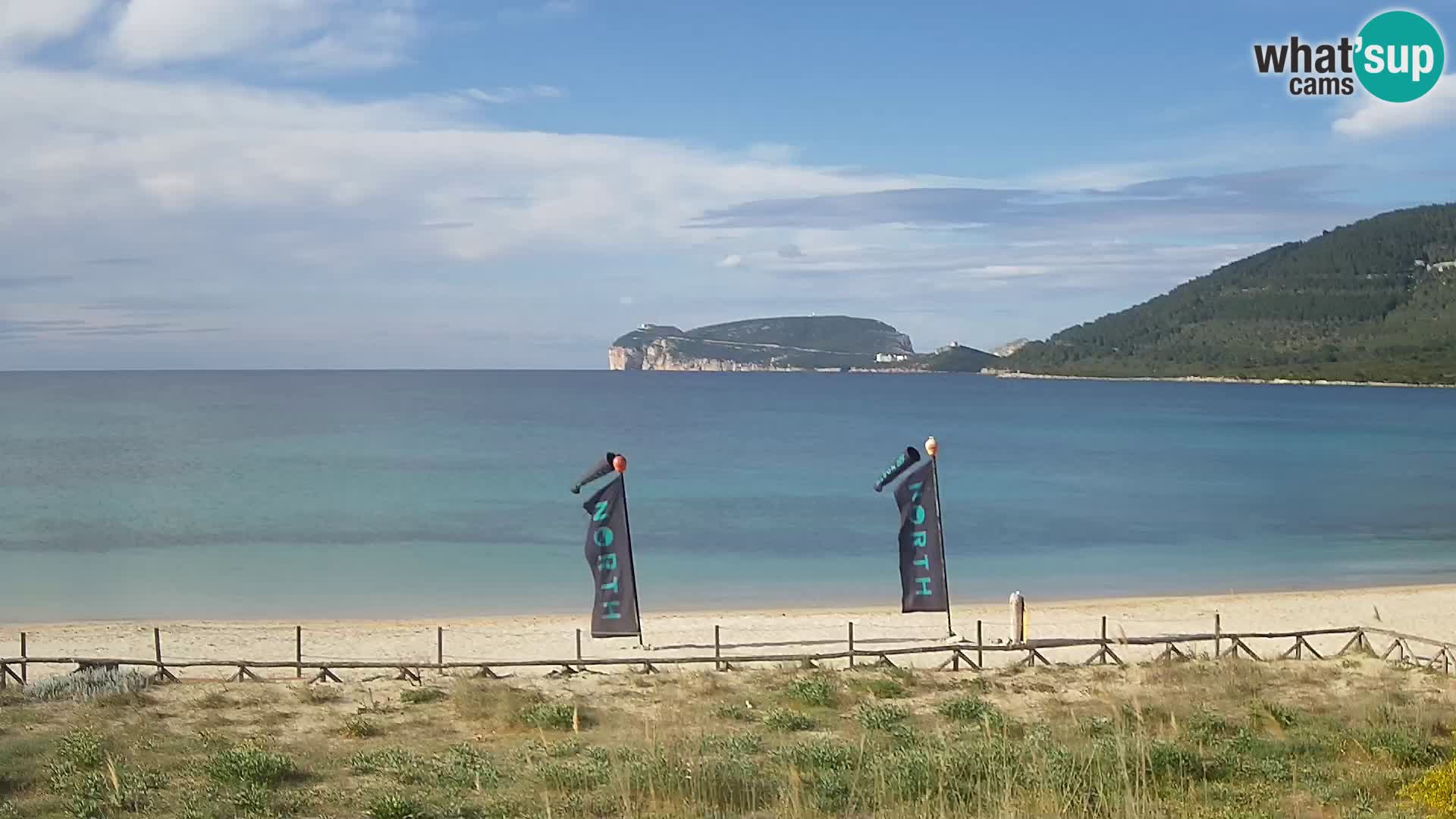 Webcam en direct Plage de La Stalla Riviera del Corallo – Alghero – Sardaigne – Italie