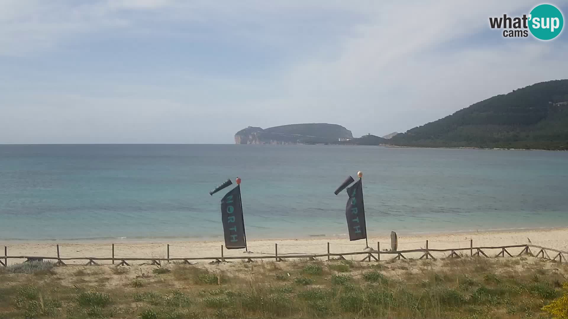 Live webcam La Stalla beach Riviera del Corallo – Alghero – Sardinia – Italy