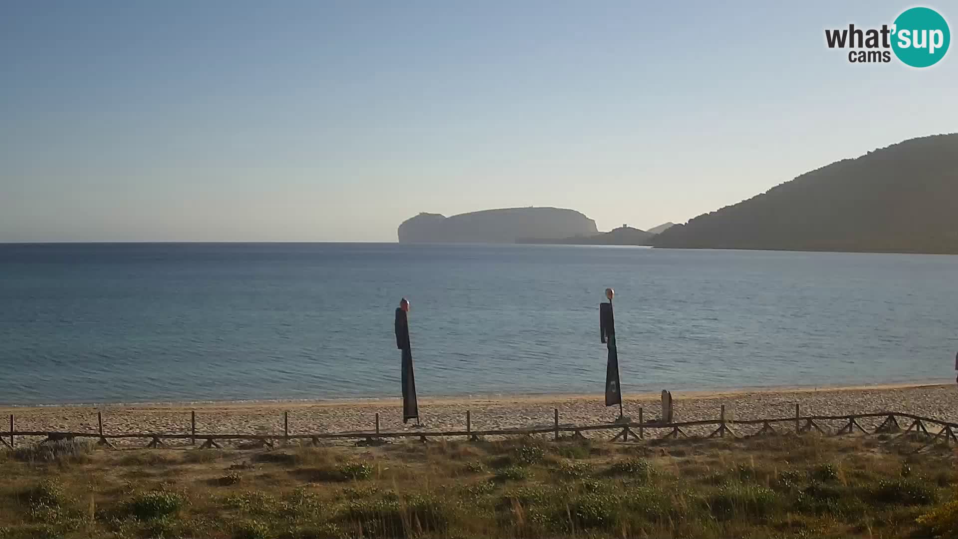 Live webcam La Stalla beach Riviera del Corallo – Alghero – Sardinia – Italy