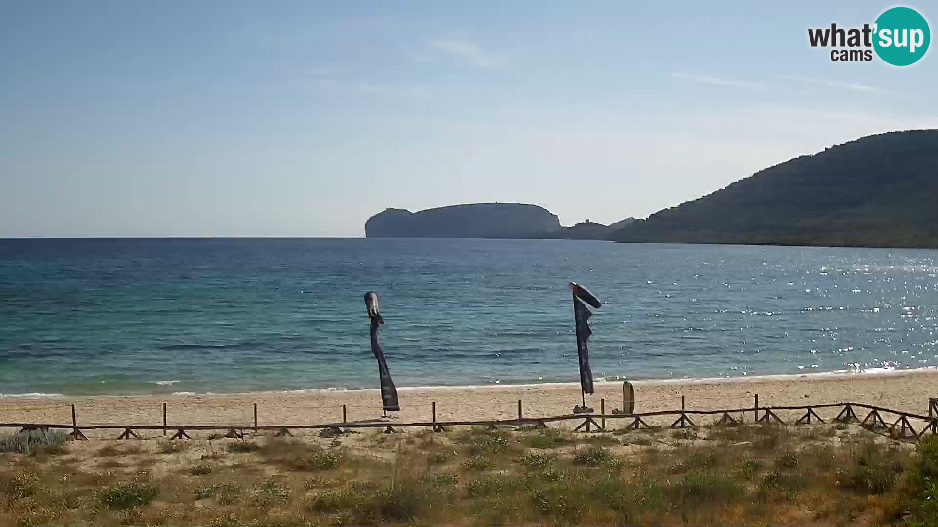 Webcam en direct Plage de La Stalla Riviera del Corallo – Alghero – Sardaigne – Italie