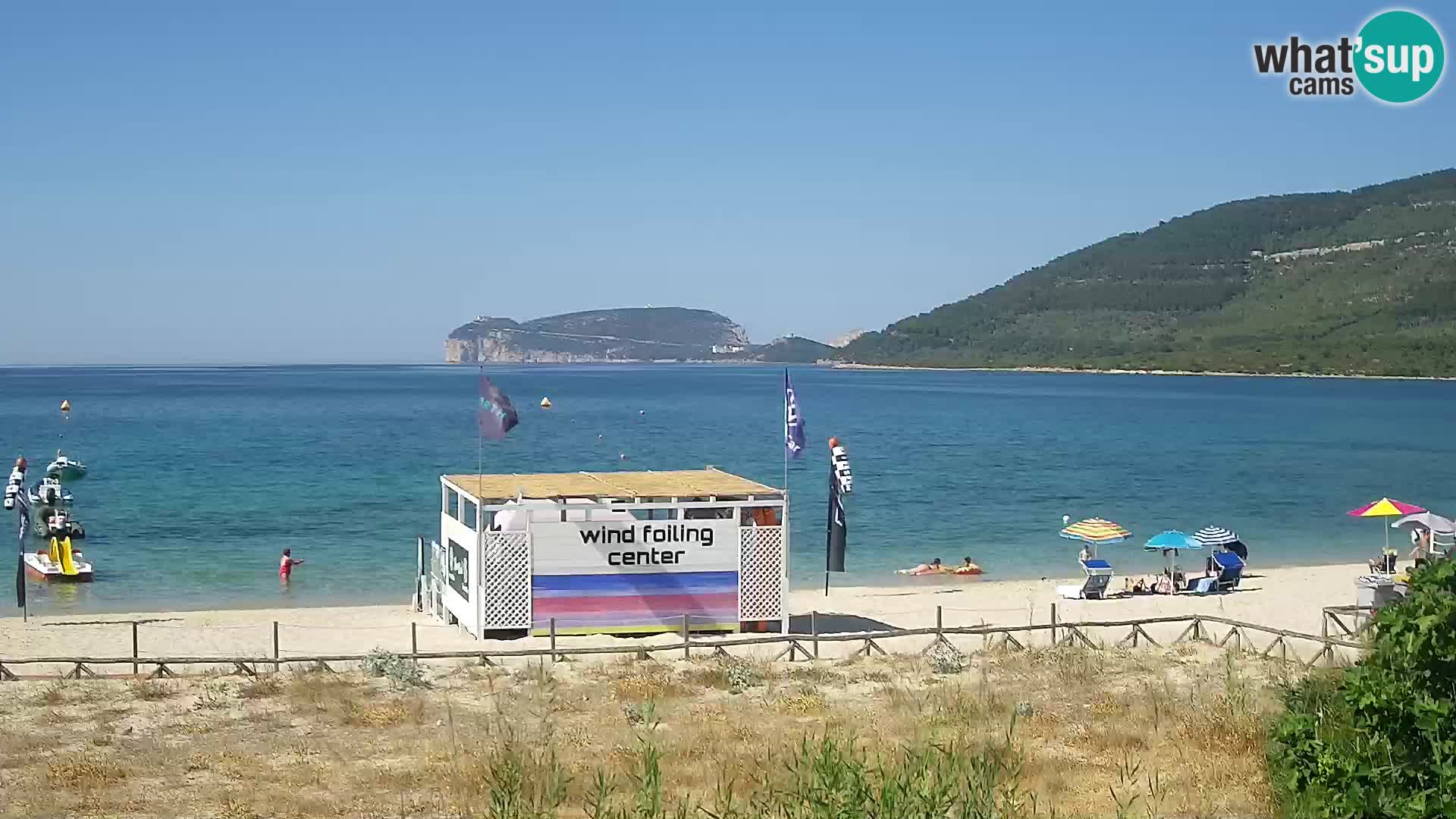 Live webcam La Stalla beach Riviera del Corallo – Alghero – Sardinia – Italy