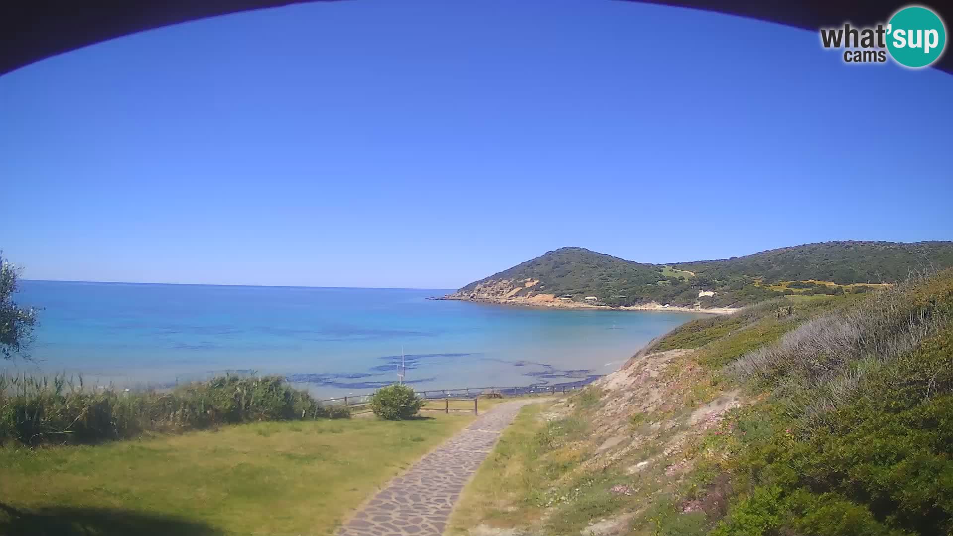 Web kamera plaža Poglina – Da Ricciolina – Alghero – Sardinija