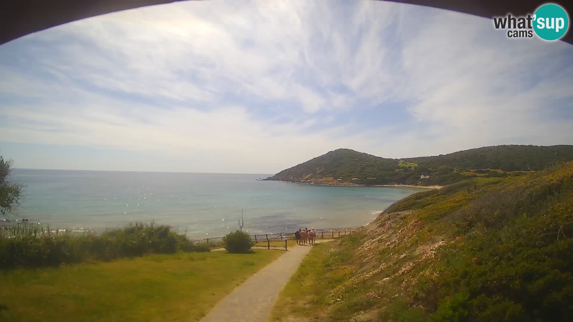 Spletna kamera plaža Poglina – Da Ricciolina – Alghero – Sardinija